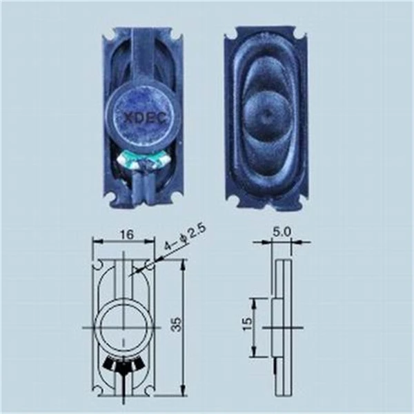 Helmet speaker  tweeter  XDEC-3516B-1  main picture